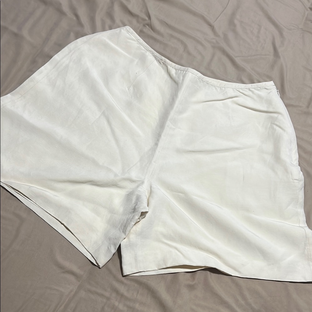 Sigrid Olsen White Women's Shorts